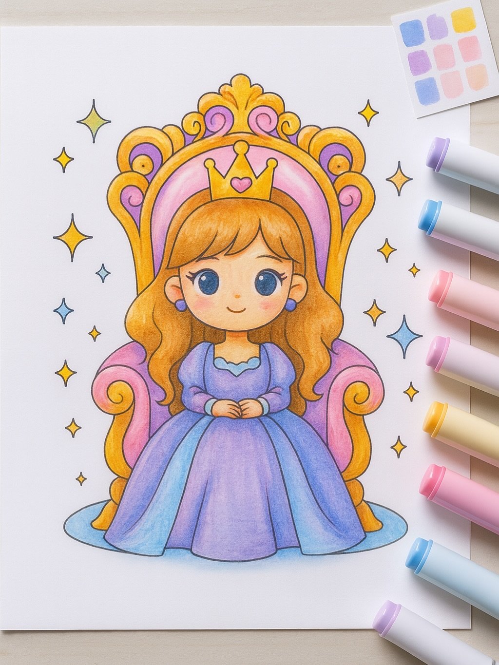 Free Princess Coloring pages